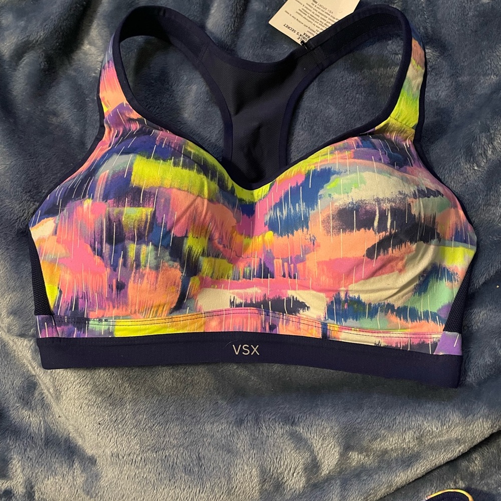 Victorias Secrete leggings and bra.